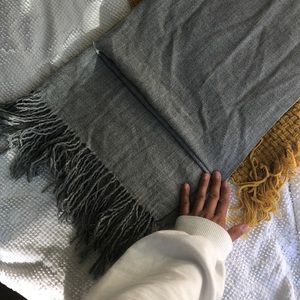 Gray scarf